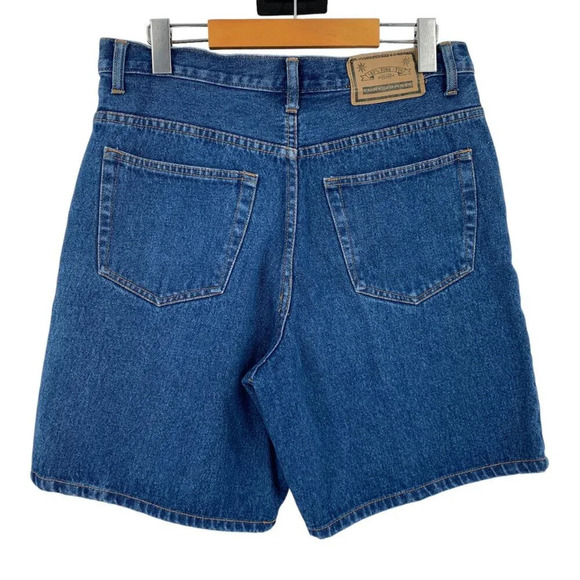 Vintage Jean Shorts Womens Size 31 Blue Medium Wash High Rise 100% Cotton Jorts - Picture 2 of 5
